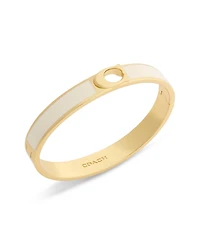 Coach Chalk Signature C Enamel Bangle Bracelet