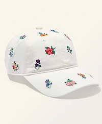 Macy's Flower Show Scattered Flower Embroidery Baseball Cap, Macy's Exclusive