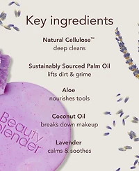 beautyblender Blendercleanser Tool Scrub Lavender Exfoliating Solid Soap, 1 oz.