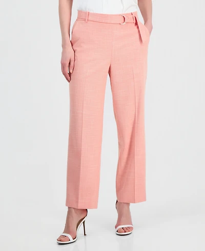 Kasper Women's Belted Pull-On Pants
