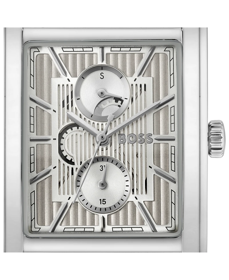 Hugo Boss Men's Principle Dress Multi Quartz Multi Brown Leather Watch, 42.5mm