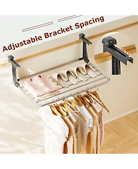 Ecooso Portable Aluminum Clothes and Towel Drying Rack, Folding Stand
