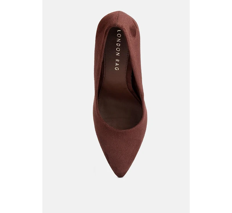 Women gilmore suede formal stiletto pumps