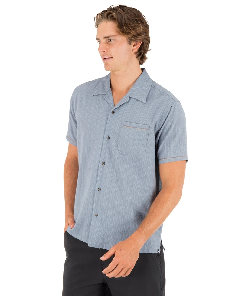 Hurley Men's Camp Collared Short-Sleeve Shirt