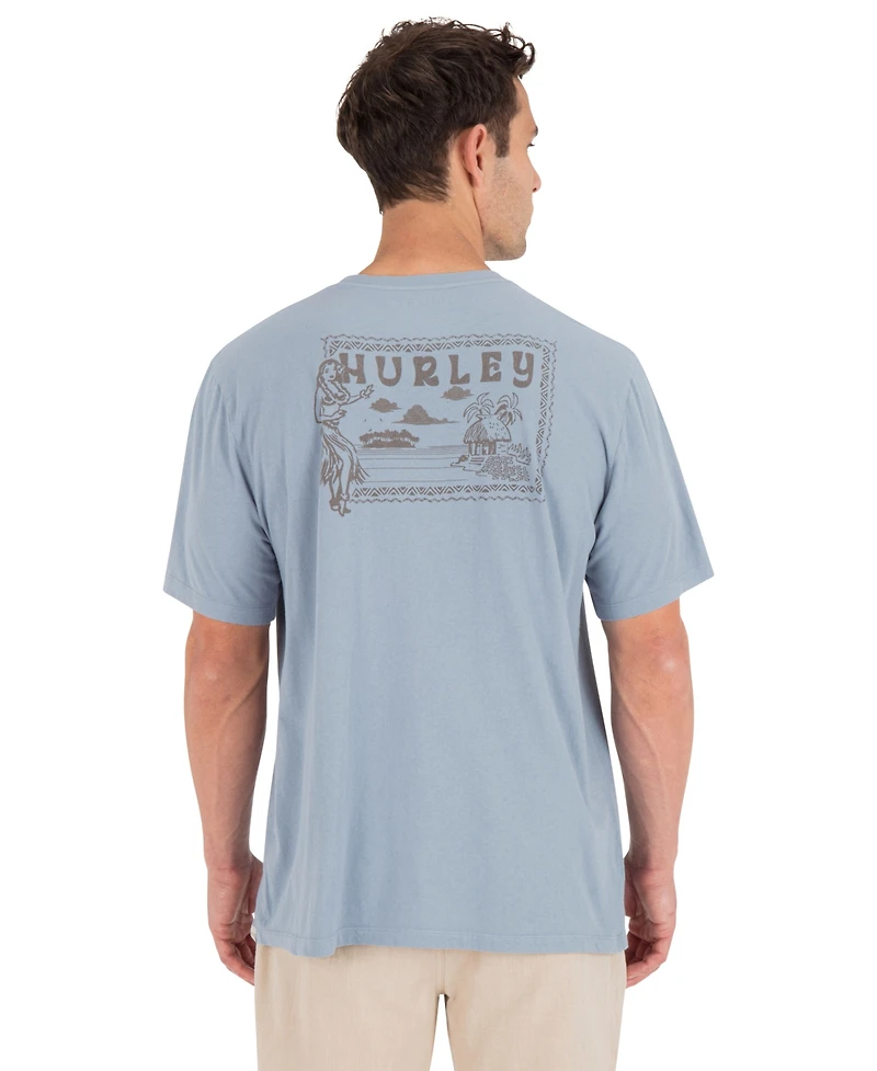Hurley Men's Hula Short-Sleeve Crewneck T-Shirt