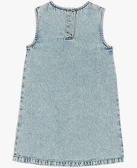 7 For All Mankind Baby Girls' Sleeveless Denim Dress