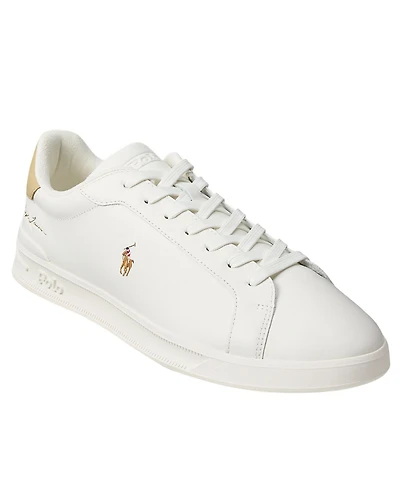 Polo Ralph Lauren Men's Heritage Court Ii Embroidered Lace-Up Shoes