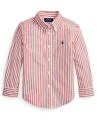 Polo Ralph Lauren Boys' 2-7 Plaid Button-Down Poplin Shirt