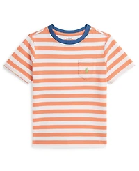 Polo Ralph Lauren Boys' 2T-7 Striped Crewneck T-Shirt