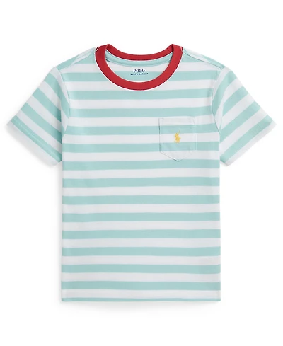 Polo Ralph Lauren Boys' 2T-7 Striped Crewneck T-Shirt