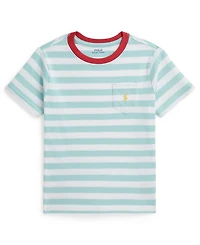 Polo Ralph Lauren Boys' 2T-7 Striped Crewneck T-Shirt