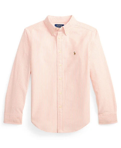 Polo Ralph Lauren Boys' 8-20 Striped Long-Sleeve Shirt