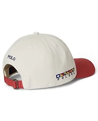 Polo Ralph Lauren Boys' 2T-7 Bear Chino Ball Cap