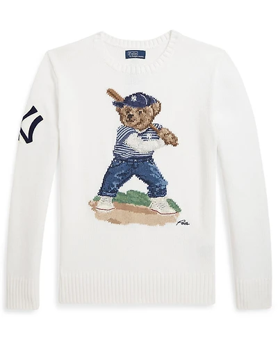 Polo Ralph Lauren Boys' 8-20 Yankees Crewneck Sweater