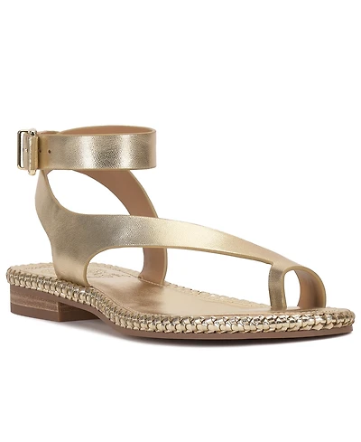 Vince Camuto Women's Libahs Braided Toe-Loop Round Toe Flat Sandals