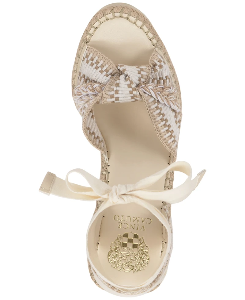 Vince Camuto Women's Bealie Ankle Wrap Wedge Heel Sandals