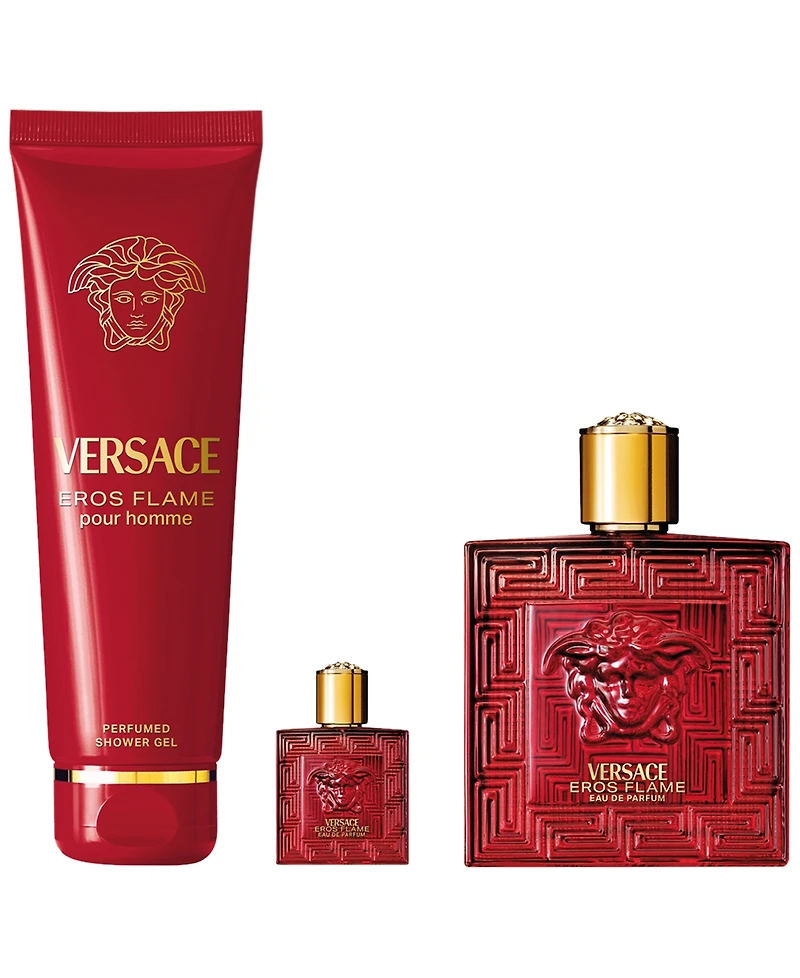 Versace 3-Pc. Eros Flame Eau De Parfum Spray Gift Set