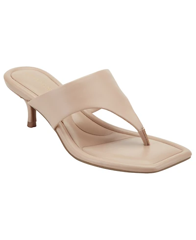 Marc Fisher Women's Yael Slip-On Square Toe Dress Sandals