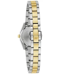 Bulova Women's Classic Surveyor Two-Tone Stainless Steel Bracelet Watch 22.7mm