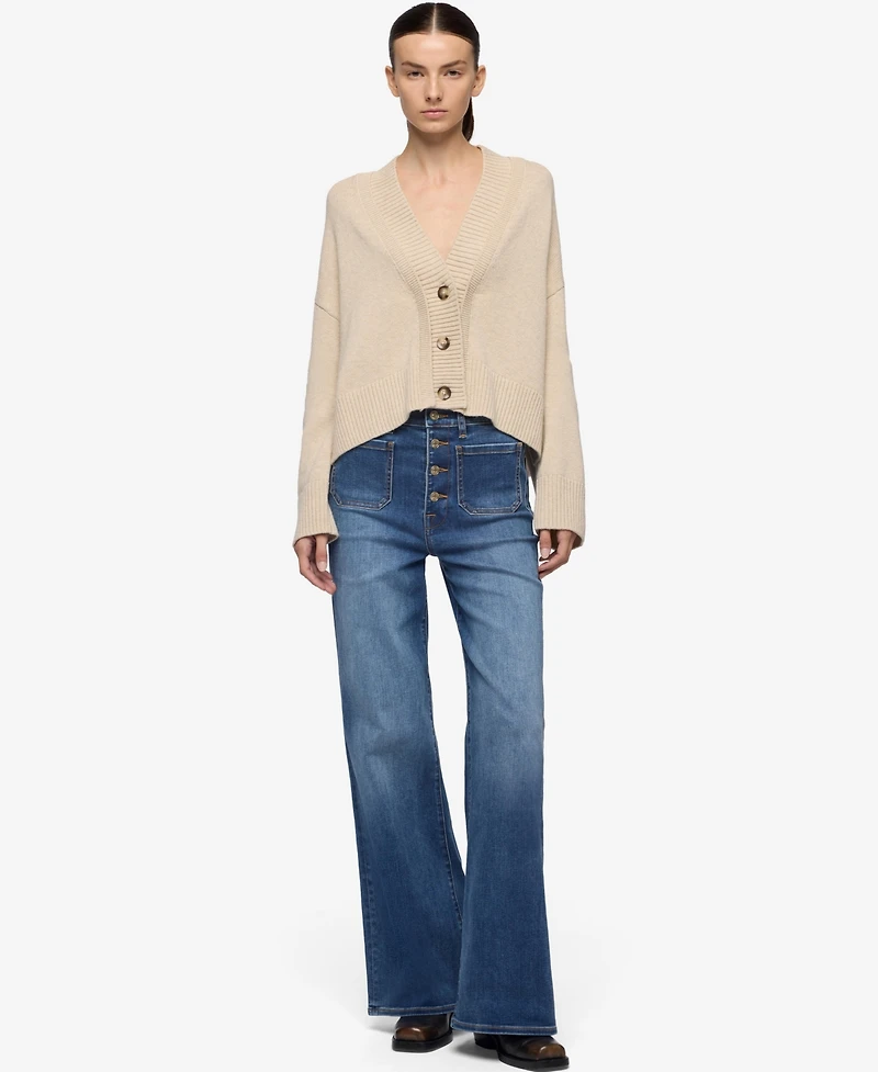 7 For All Mankind Women's Ultra Wide Leg Jeans