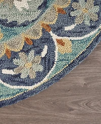 Lr Home Radiance Rdc-099 4' x 4' Round Area Rug