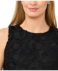 CeCe Women's Lace Crew Neck Top