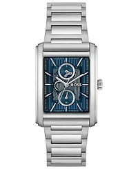 Hugo Boss Men's Principle Dress Multi Quartz Multi Stainless Steel Watch, 42.5mm
