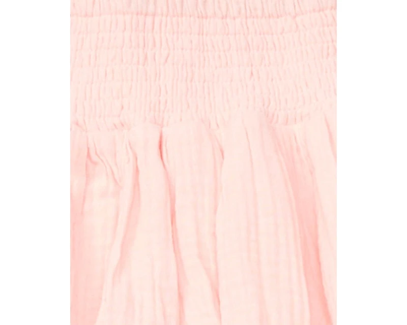 Cece Girls/Bernard Chaus Inc Girls' 7-16 Smocked Two-Tier Skirt