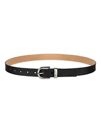 Calvin Klein Center-Bar and Metal Loop Buckles 2-Pack Skinny Belt Set