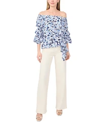 Vince Camuto Women's Off-The-Shoulder Bubble Sleeves Top