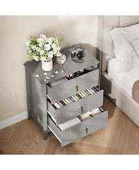 gaomon 27.5" Wide Fluted Dresser