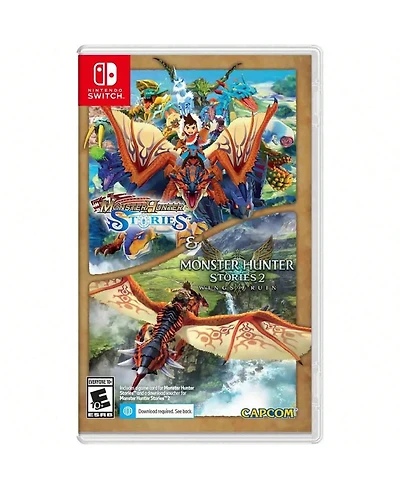 Monster Hunter Stories Collection for Nintendo Switch (Mh 1 disc / Mh 2 code-in-box)