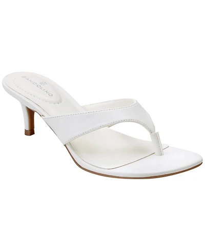 Bandolino Women's Ammer Slip-On Kitten Heel Sandals
