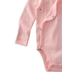 butterblu Baby Boys' or Girls' Side Snap V-Neck Bodysuit, 3-Pack