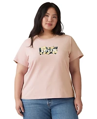 Levi's Trendy Plus Perfect Logo Cotton T-Shirt
