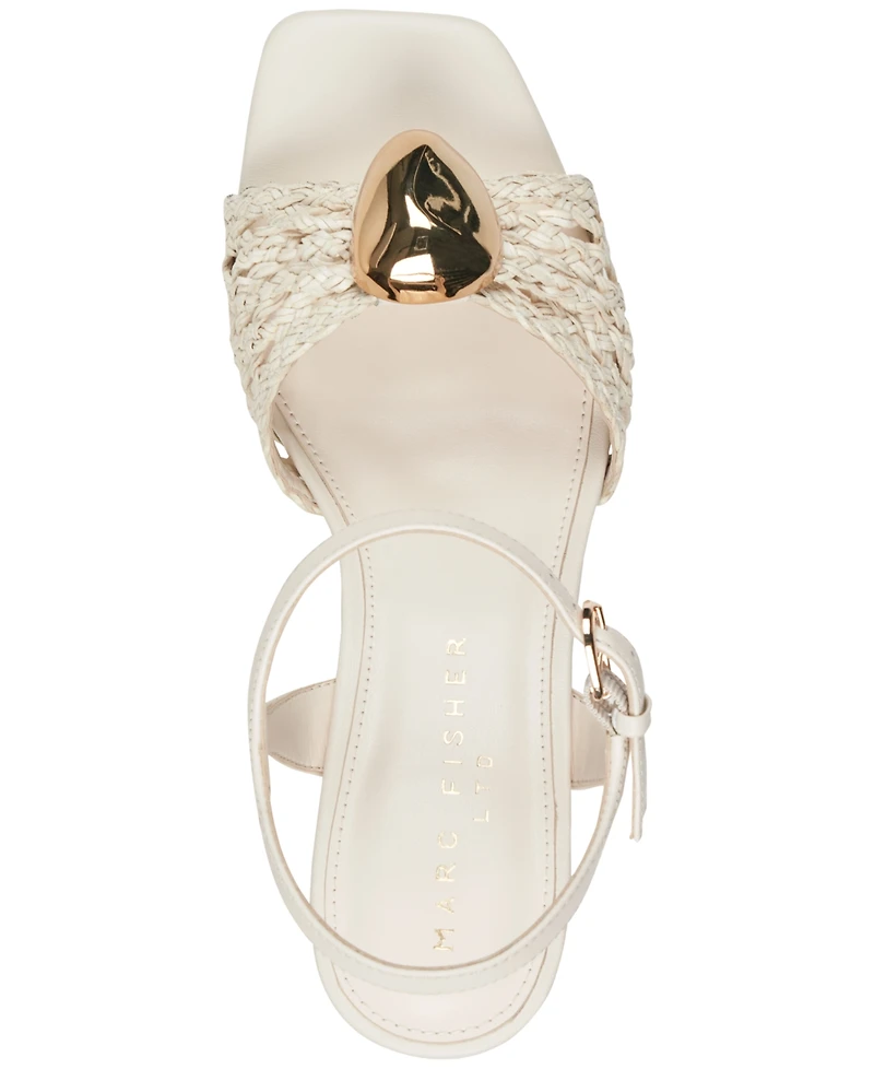 Marc Fisher Ltd Women's Cabell Block Heel Dress Sandals