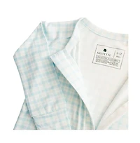 Motette Boys Coastal Check Bamboo Sleeper