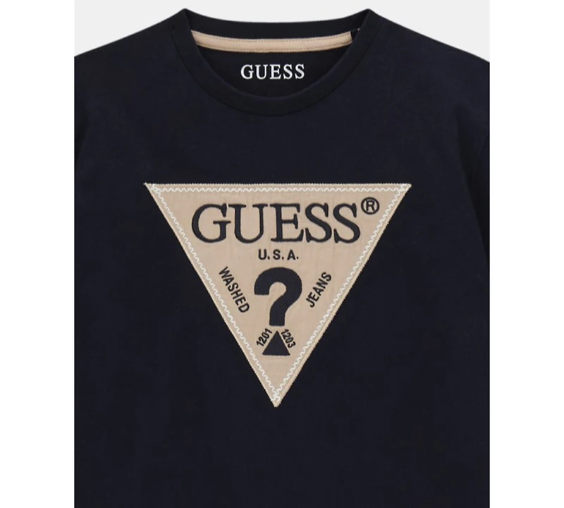 Guess Boys' 8-18 Short-Sleeve Triangle Logo T-Shirt
