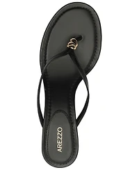 Arezzo Women's Lia Slip-On Low Stiletto Sandals