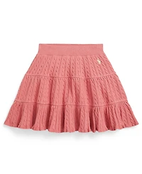 Polo Ralph Lauren Girls' 2T-6X Mini-Cable Tiered Skirt