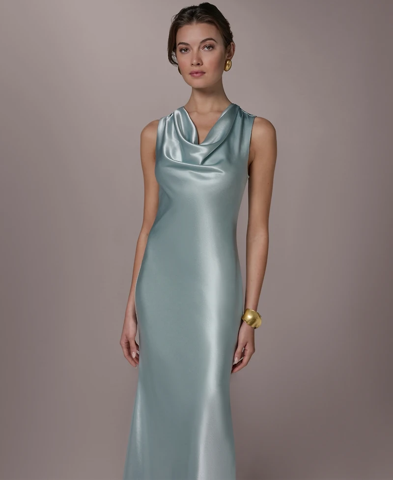 Donna Karan New York Women's Cowl Neck Ball Gown