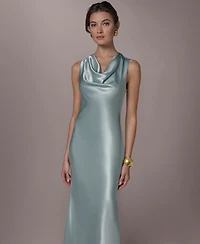 Donna Karan New York Women's Cowl Neck Ball Gown