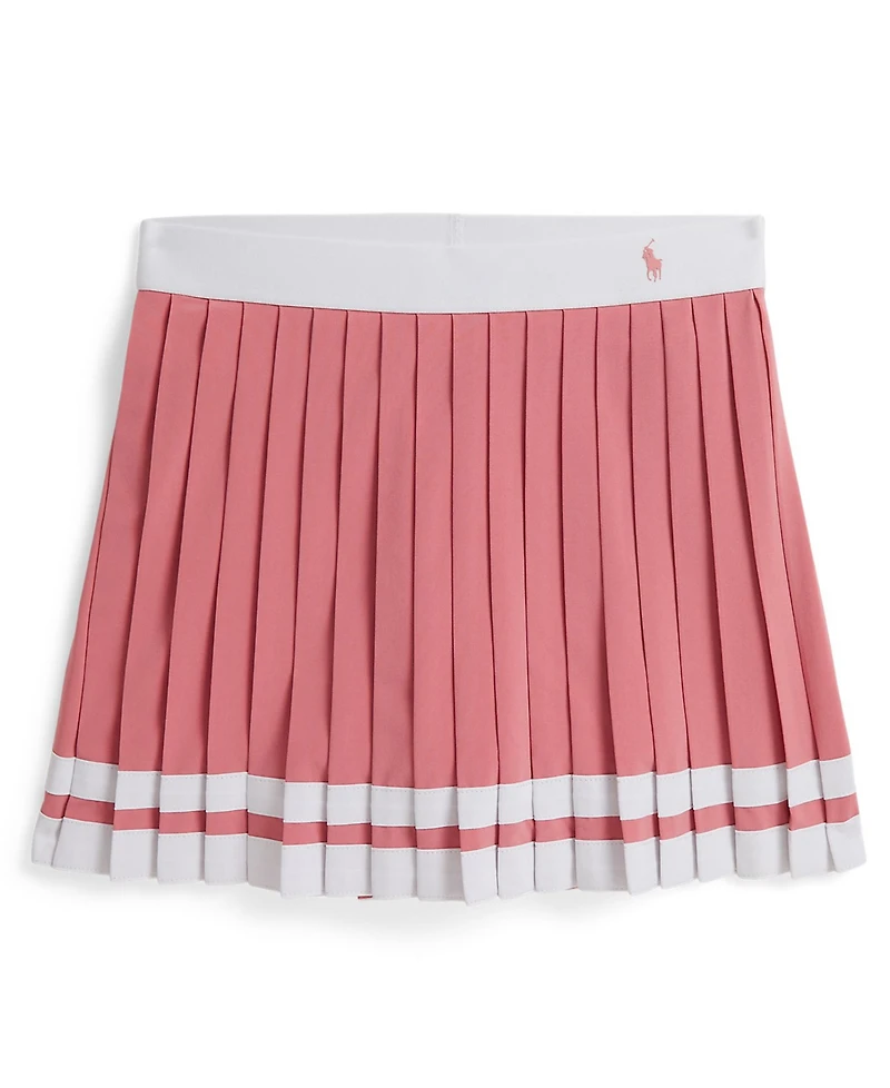 Polo Ralph Lauren Girls' 7-16 Striped Pleated Pull-On Skort
