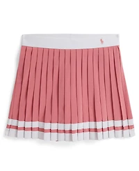 Polo Ralph Lauren Girls' 7-16 Striped Pleated Pull-On Skort