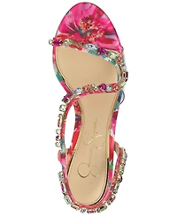 Jessica Simpson Women's Jaycin Barely-There Rhinestone Evening Sandals