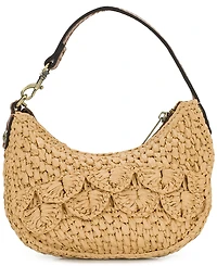 Patricia Nash Morgana Scalloped Raffia Mini Shoulder Bag