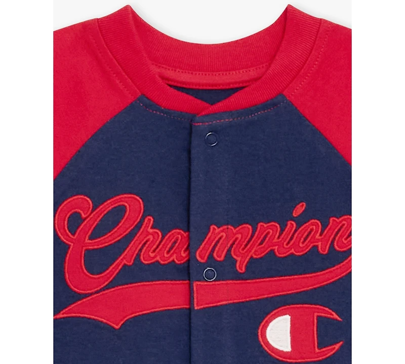 Champion Baby Boys' Snap Front Romper