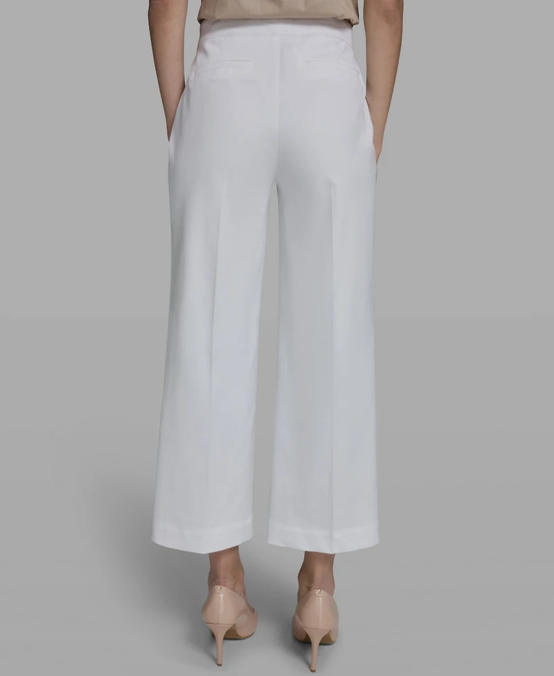 Karl Lagerfeld Paris Women's Straight Bow Pocket Pants