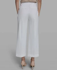 Karl Lagerfeld Paris Women's Straight Bow Pocket Pants