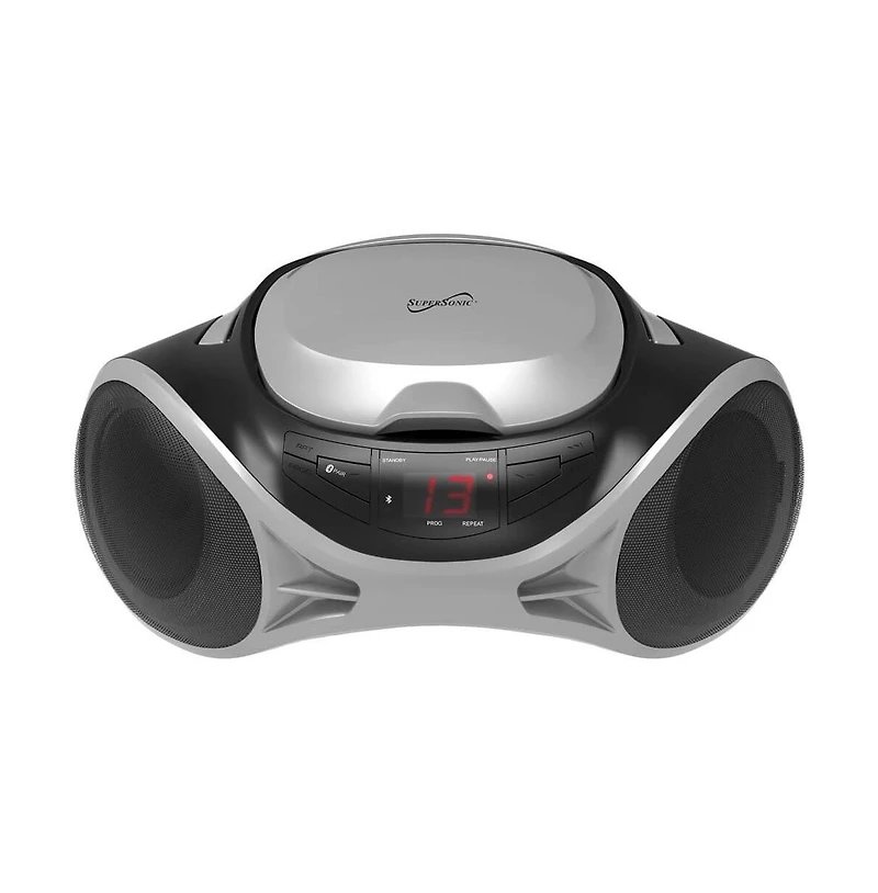 Supersonic Portable Am/Fm Radio & Cd Player Boombox with Bluetooth